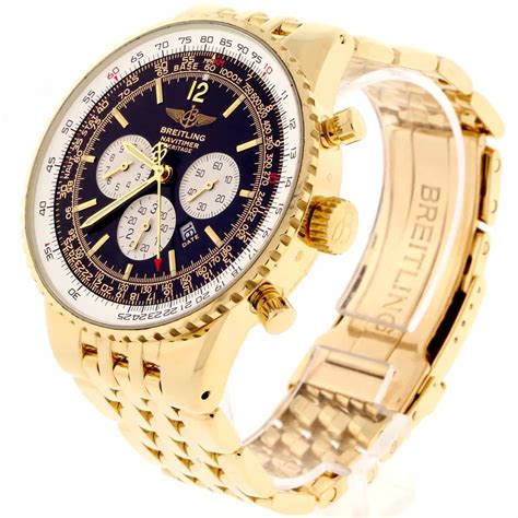 asymmetrical ladies breitling 5459 breitling 18kt gold watch|breitling navitimer 45mm.